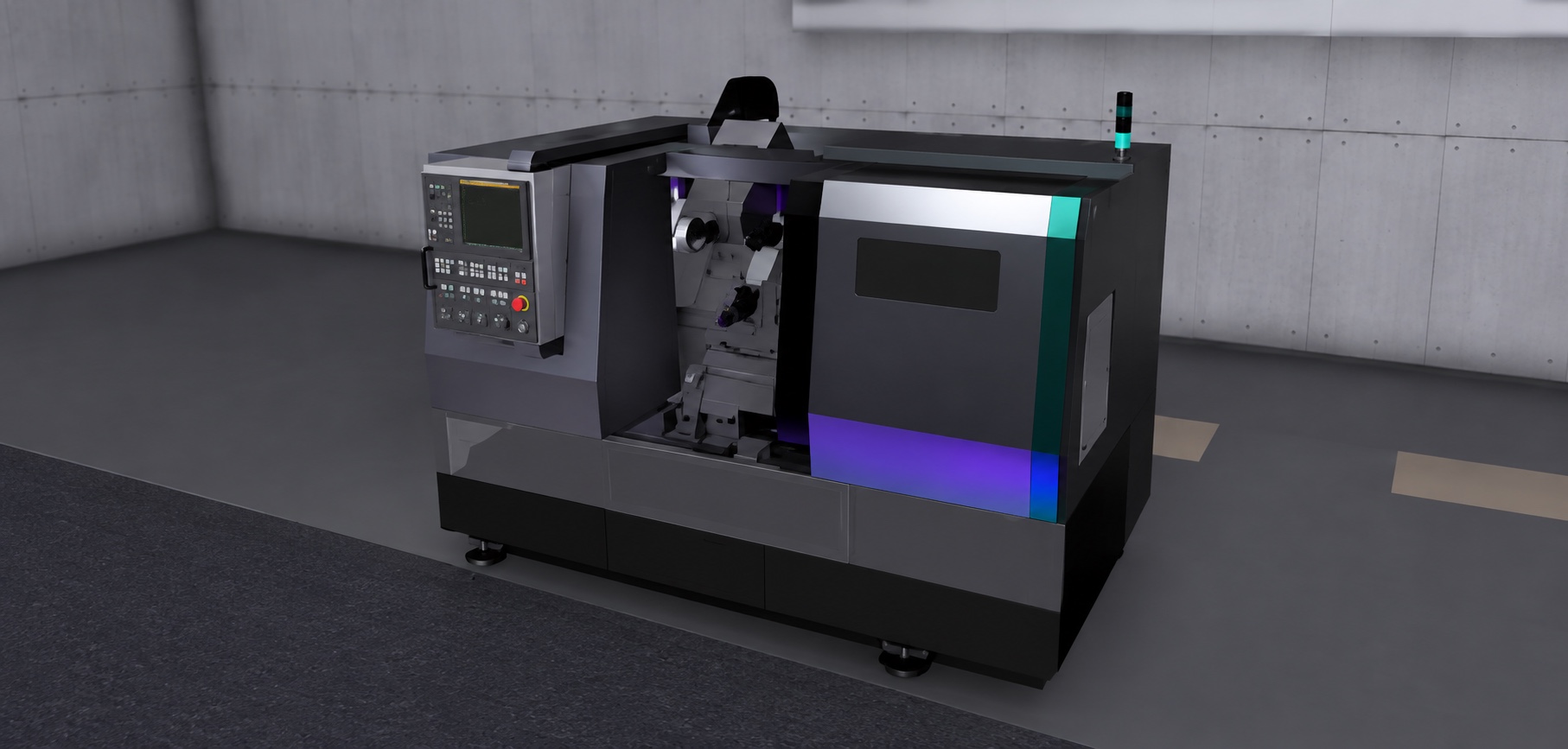 Detailed equipment models